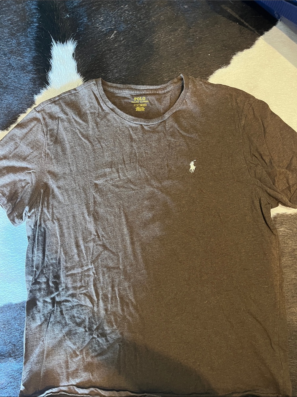 Polo by Ralph Lauren Brown Crewneck Logo Tee